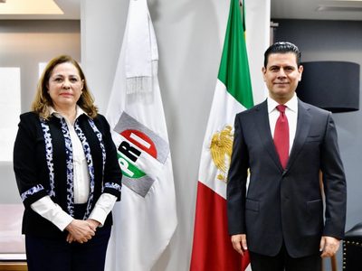 PRI presenta a Graciela Ortiz como nueva presidenta del CEN mientras “Alito” va por la reelección