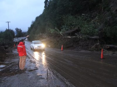 Un alud obligó a cerrar la ruta 40 en Villa La Angostura: así es la situación actual