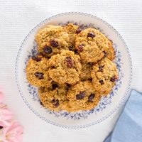 Galletitas de arándanos libres de gluten y bajas en calorías: poné la pava y acompañalas con un buen mate
