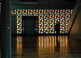 Vitral de Enrique del Moral que se sustituyó en la estación del Metro Viaducto