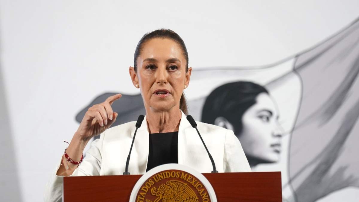 La presidenta Claudia Sheinbaum