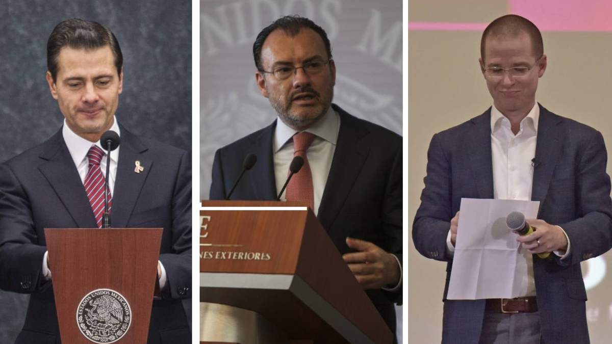 Peña Nieto, Videgaray Caso y Anaya Cortés