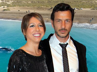 En familia: Florencia Bertotti y Federico Amador eligieron Puerto Madryn para sus vacaciones