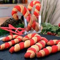 Galletitas de bastoncitos navideños: con vainilla y chocolate, para comer algo rico en las Fiestas