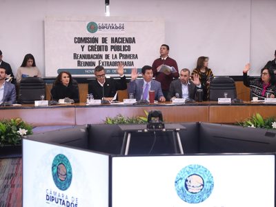 Comisión de Hacienda aprueba la Ley de Ingresos y la Ley Federal de Derechos
