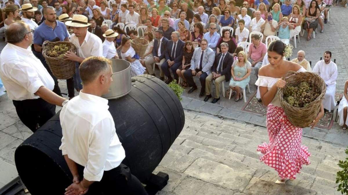 Particular fiesta de la vendimia en Jerez. Fuente; (Instagram)