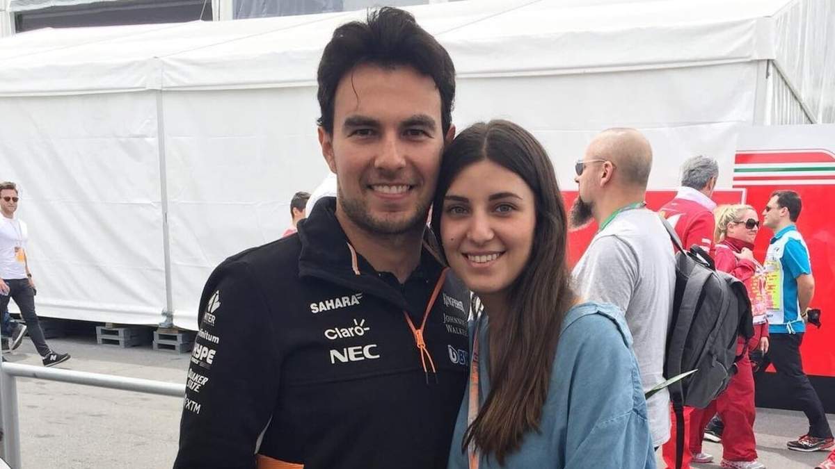 Checo Pérez y Carola Martínez. Fuente: (Instagram)