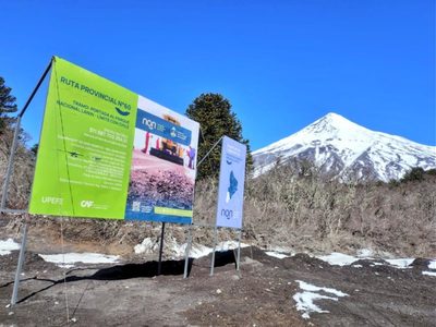 Finalizó la veda de asfalto y retomaron las obras en la ruta 60 hacia el paso Mamuil Malal