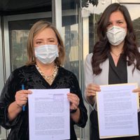 Las panistas Xóchitl Gálvez y Kenia López denuncian a Pío López ante la FGR