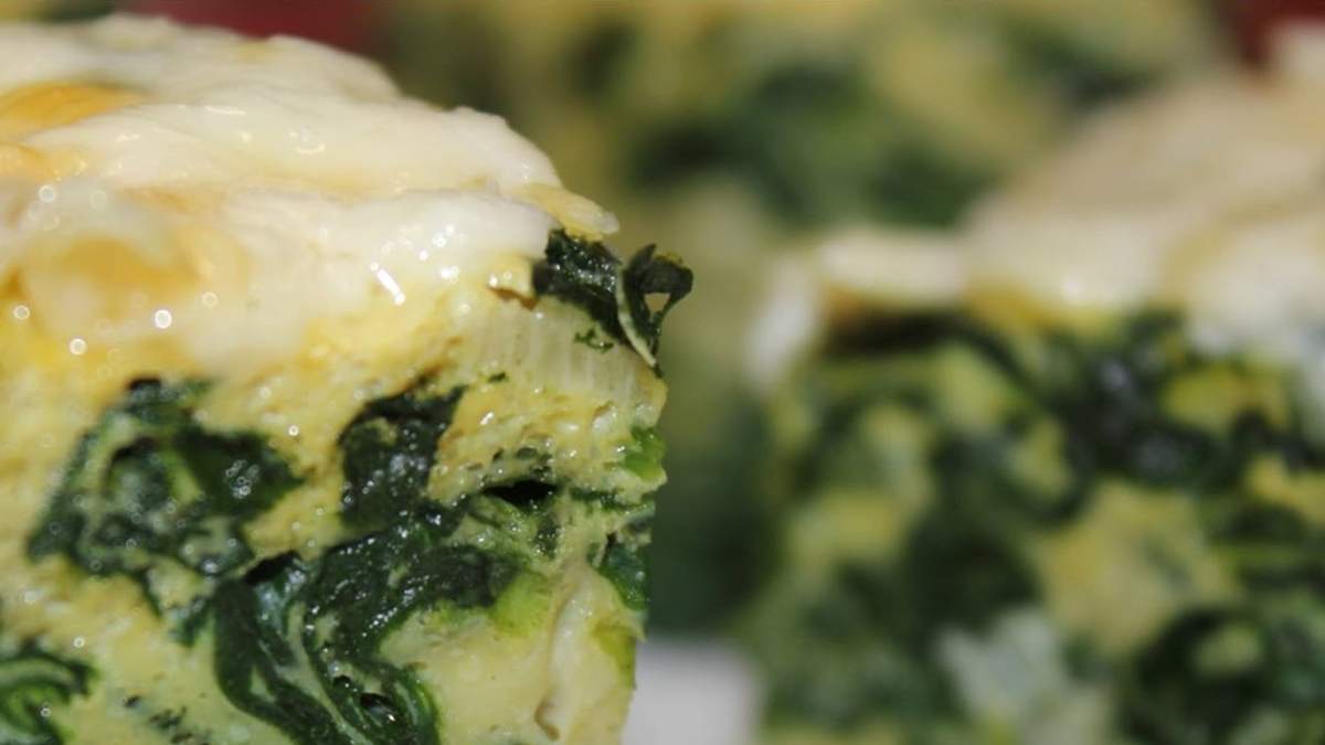 Pastel de espinaca y queso. Fuente: (X)