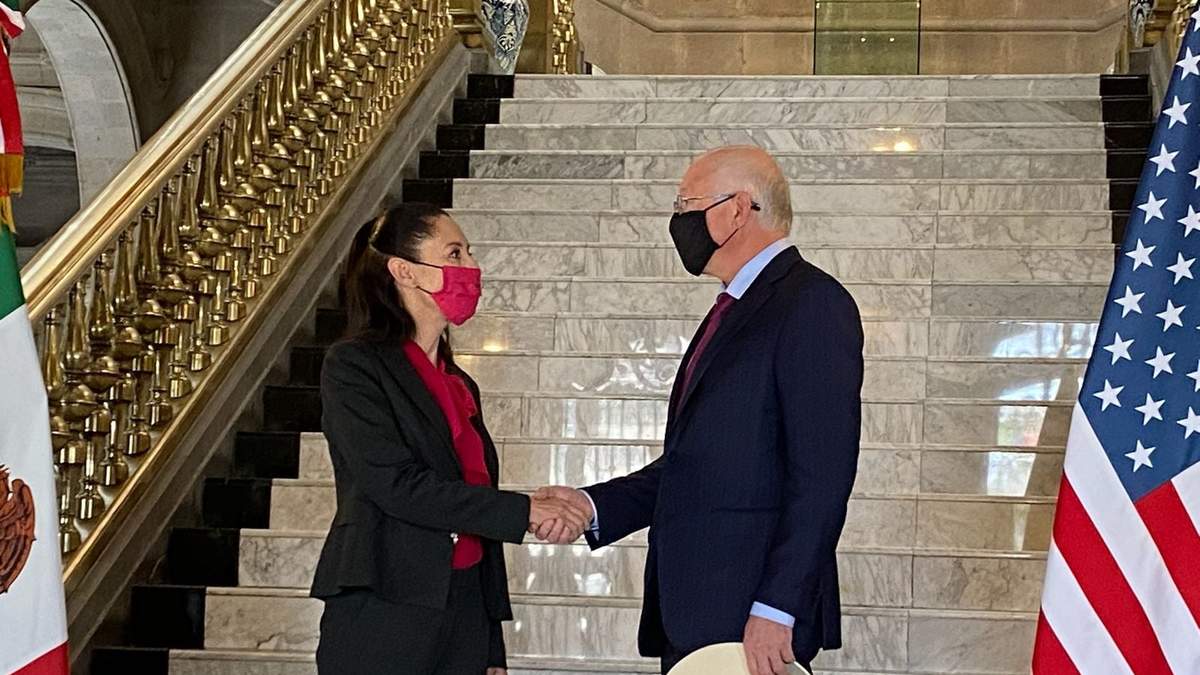 Reunión entre Claudia Sheinbaum y Ken Salazar