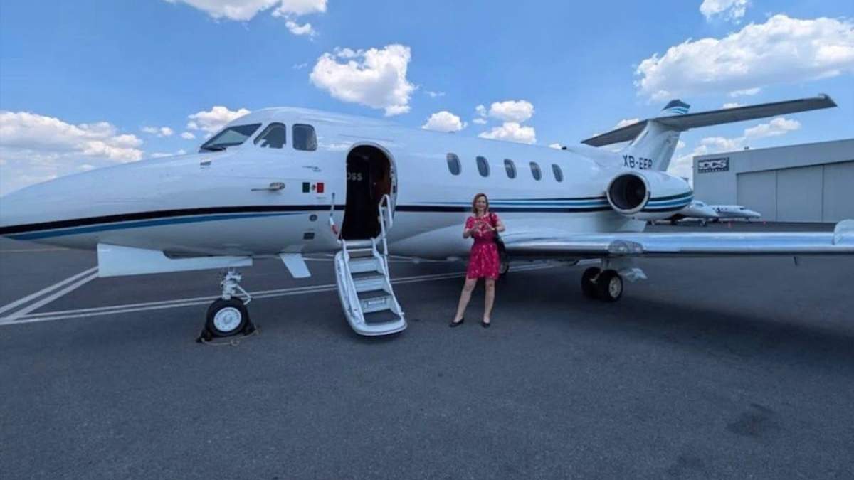 Zita Rousarova Hegrova, subsecretaria de Turismo de Chiapas, en uno de sus supuestos viajes