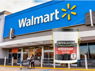 Walmart liquida impermeabilizante Impercaucho de color rojo y 12 años de duración: con descuento de casi 50% y 18 MSI