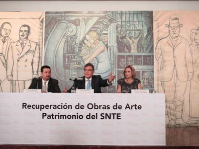 El SNTE y el abogado de Elba Esther Gordillo polemizan por recuperación de 17 obras de arte