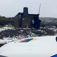 Rescataron a un criancero y a su nieto que fueron sorprendidos por una fuerte nevada