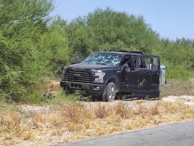 Policías estatales de Fuerza Civil abate a tres hombres armados en Los Aldamas, NL