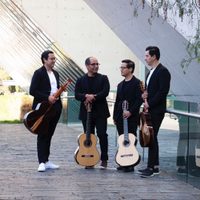 Los guitarristas del Cuarteto Orishas, en Gira Nacional