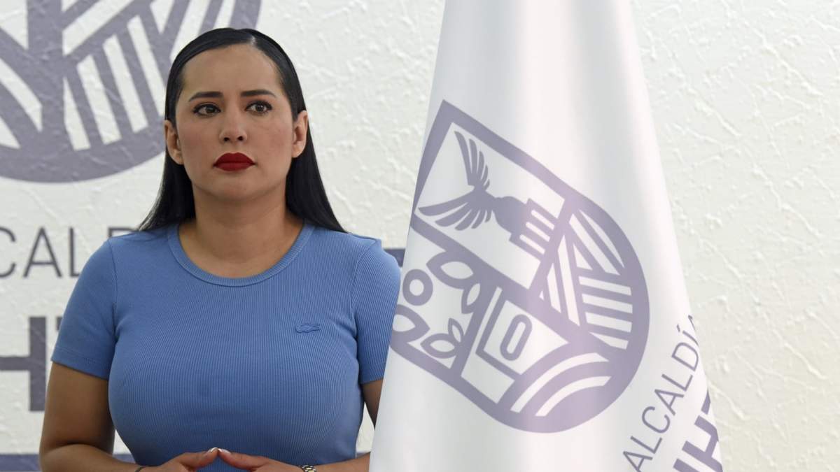 La alcaldesa Sandra Cuevas
