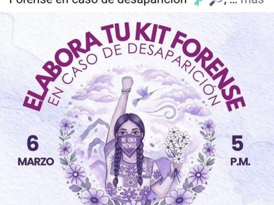 Destituyen a responsable de organizar taller “elaborar kit forense en caso de desaparición”