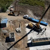 El EPAS recibió los módulos que permitirán finalizar la planta cloacal de Huinganco