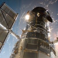 El telescopio espacial Hubble fotografió a dos galaxias que parecen recrear la nave de “Star Trek”