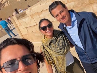Captan a Enrique Peña Nieto paseando en Egipto