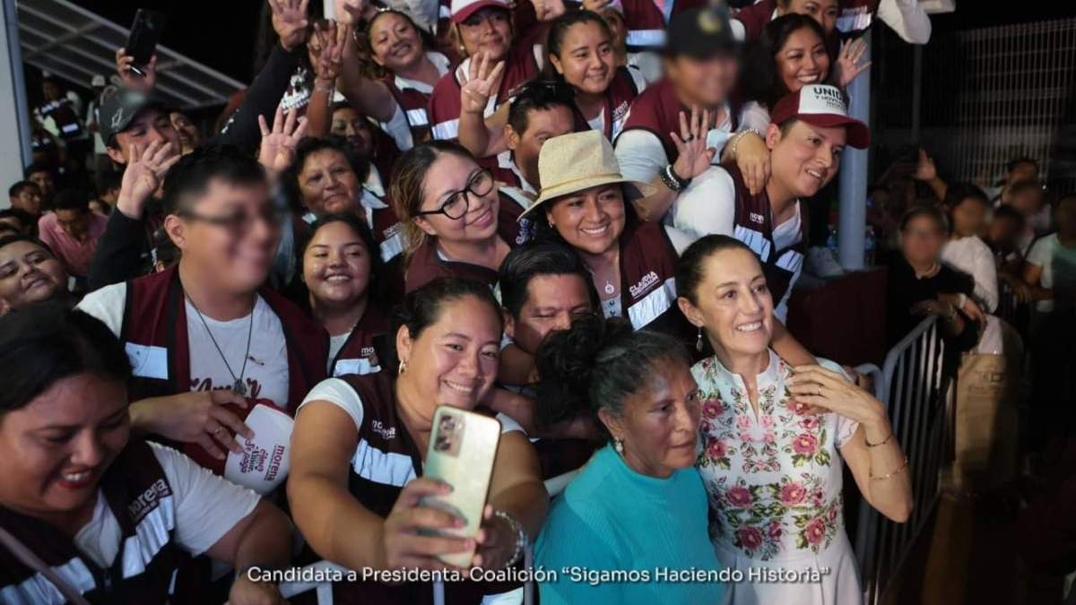 Claudia Sheinbaum, candidata presidencial de Morena-PT-PVEM