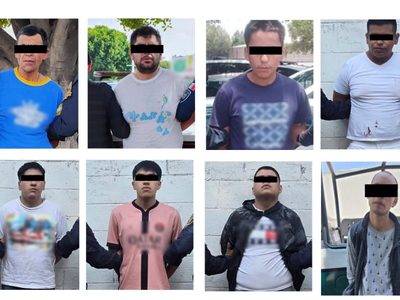 Detienen a 12 presuntos integrantes de una célula de la Unión de Tepito