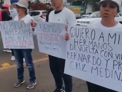 Claman por ayuda familiares de los tres aguacateros michoacanos desaparecidos