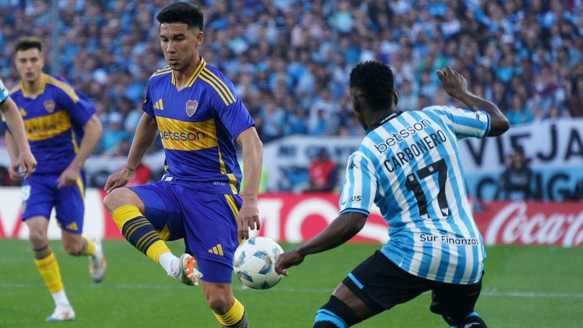 Racing vs Boca. Fuente: (Instagram)