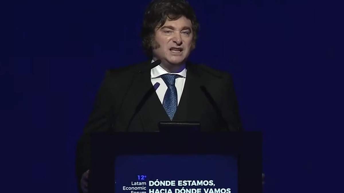 Javier Milei en Latam Economic Forum