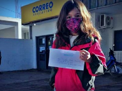 Emoción en Plottier: le escribió una carta al Presidente y así le respondió