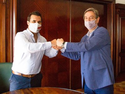 Mendoza: Martínez firmó un convenio con el intendente de San Rafael para construir un gasoducto