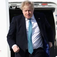 Boris Johnson viajó de sorpresa a Kiev para reunirse con Volodímir Zelenski