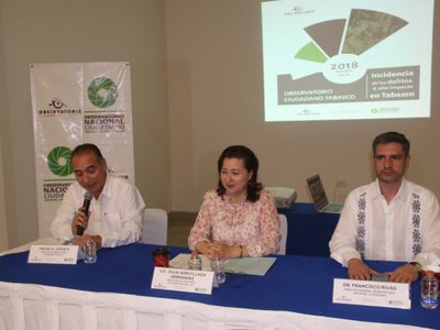 Tabasco, primer lugar nacional en secuestro, abigeato, robo con violencia y a transeúnte