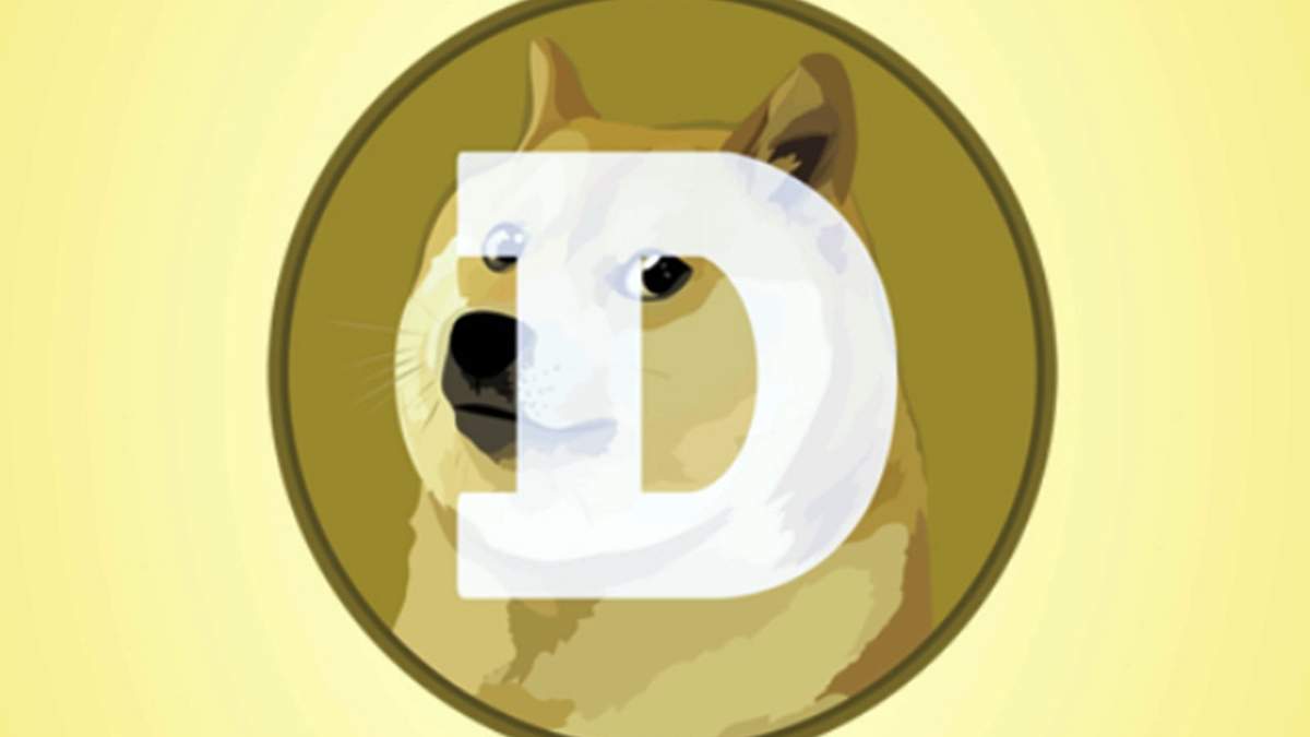 El logotipo de Dogecoin