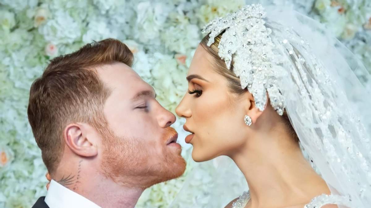 Fernanda Gómez y Canelo Álvarez. Fuente: (Instagram)
