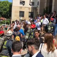 ¡Todos afuera! Se incendiaba Comodoro Py y debieron evacuar al personal