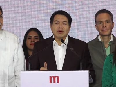 Mario Delgado proclama ganadora a Claudia Sheinbaum (Video)