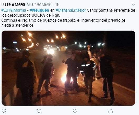 Cortes de la UOCRA