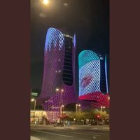 Qatar se une a la celebración mexicana y se ilumina de verde, blanco y rojo