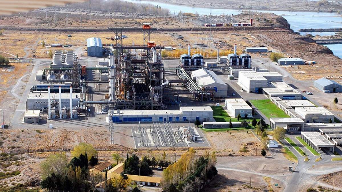 La Planta Industrial de Agua Pesada (PIAP) en Arroyito. Fuente: (Twitter)