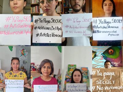 Tras 6 meses sin pago, artistas de Alas y Raíces dicen: #YaPagaSeCult