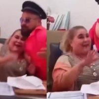 Video muestra a regidora de San Luis Potosí celebrando cumpleaños con stripper