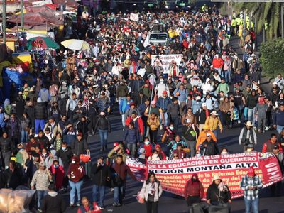 La CNTE amaga con boicotear la Copa del Mundo 2026 si no resuelven sus demandas