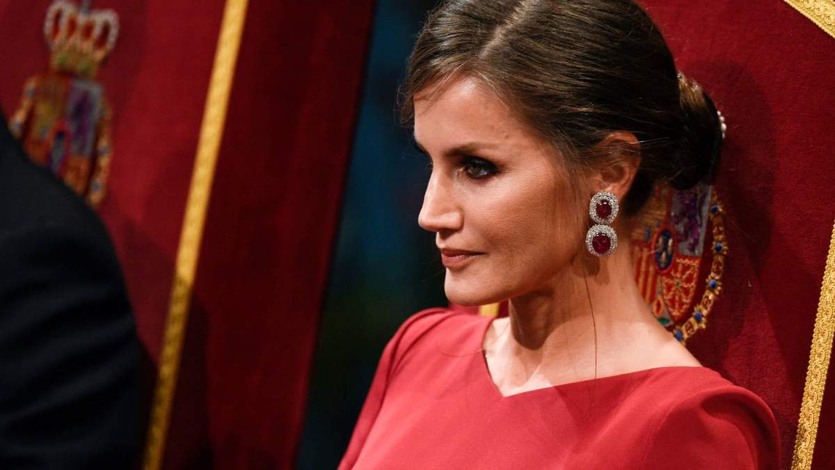 Letizia el día del debut de Leonor. Fuente: (Instagram)