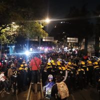Policías de Tránsito golpean a ciclistas que protestaban por la muerte de un compañero en CDMX