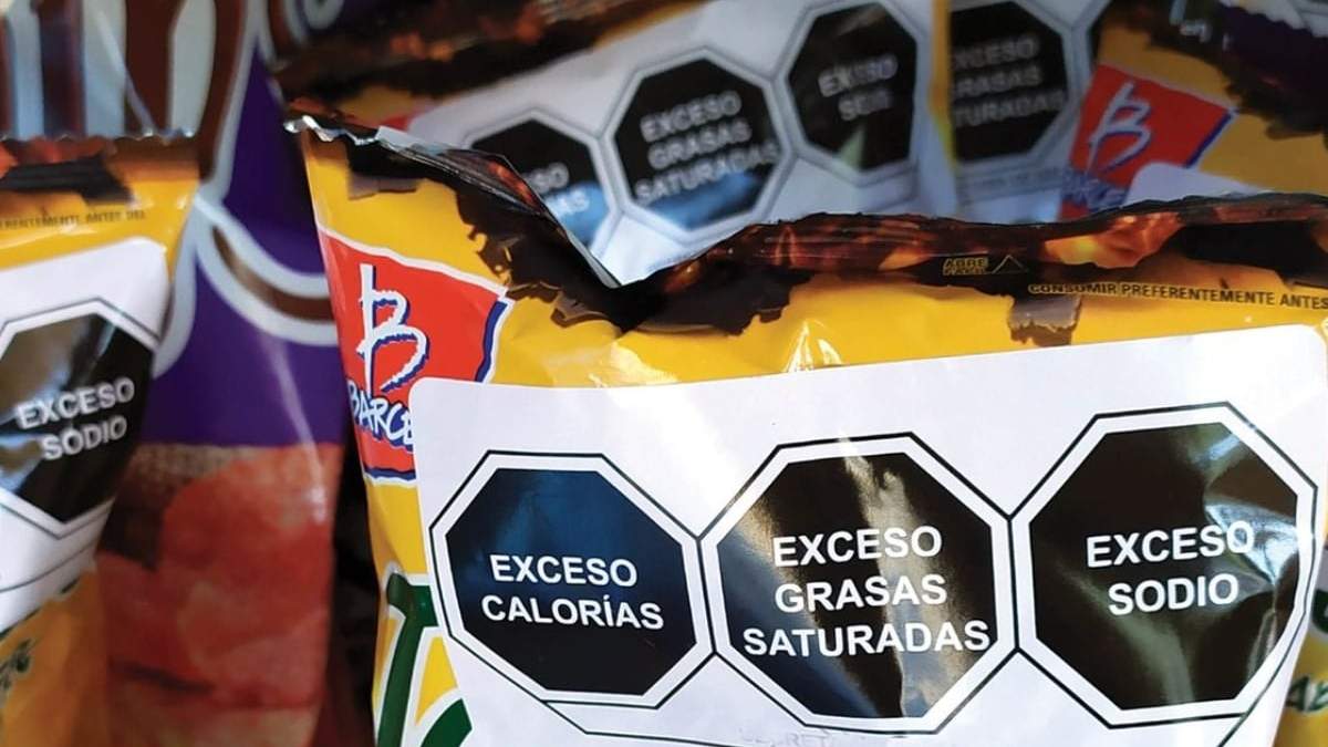 Ley de Etiquetado Frontal de Alimentos. Fuente: (Twitter)