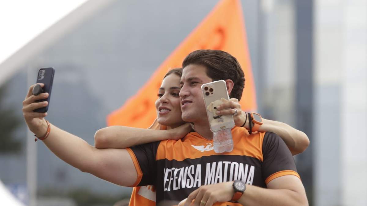 Mariana Rodríguez y su esposo, Samuel García
