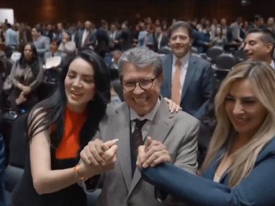 Monreal llama “Batichicas” a diputadas que se disputaron el lugar junto a Harfuch (Video)